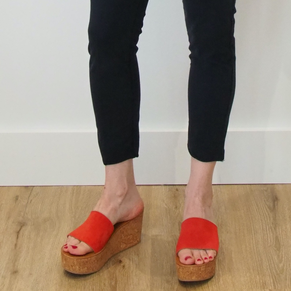 KJacques Wedged Red Sandal